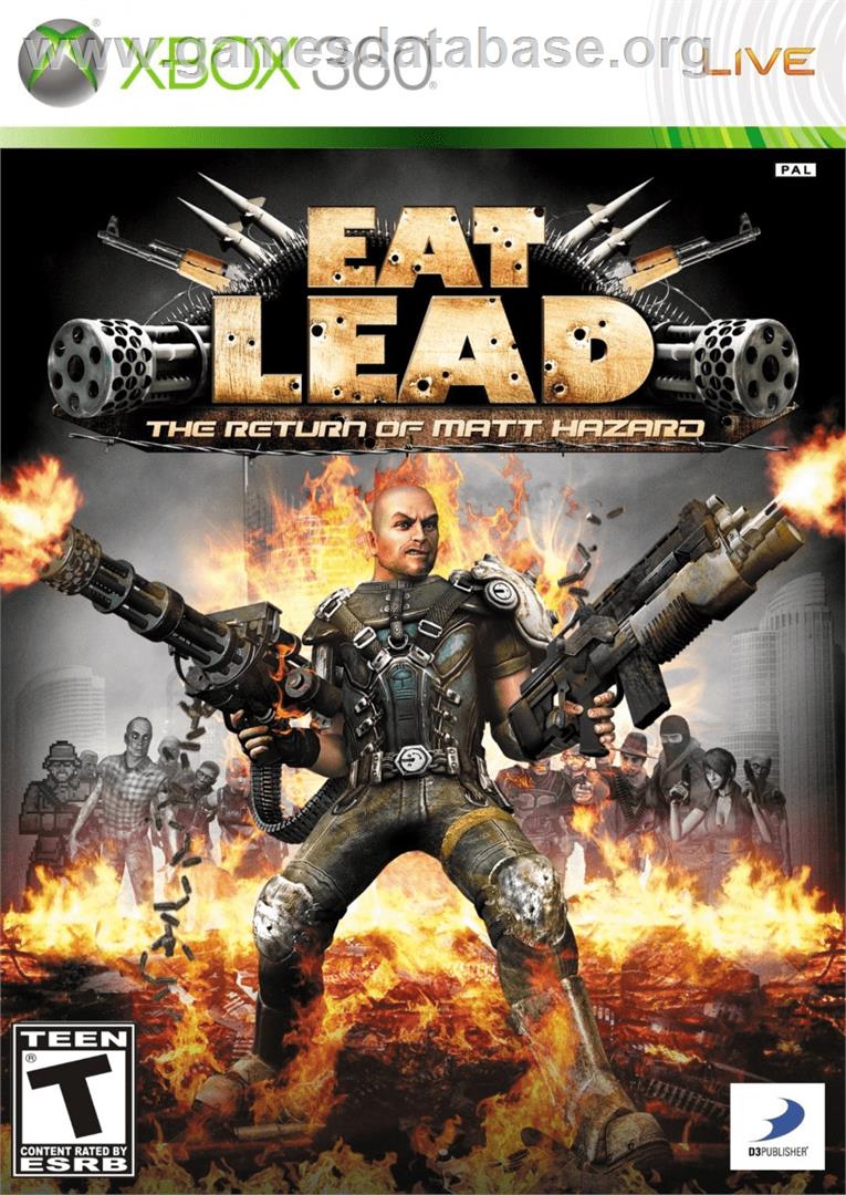 Eat Lead - The Return Of Matt Hazard - Microsoft Xbox 360 - Artwork - Box